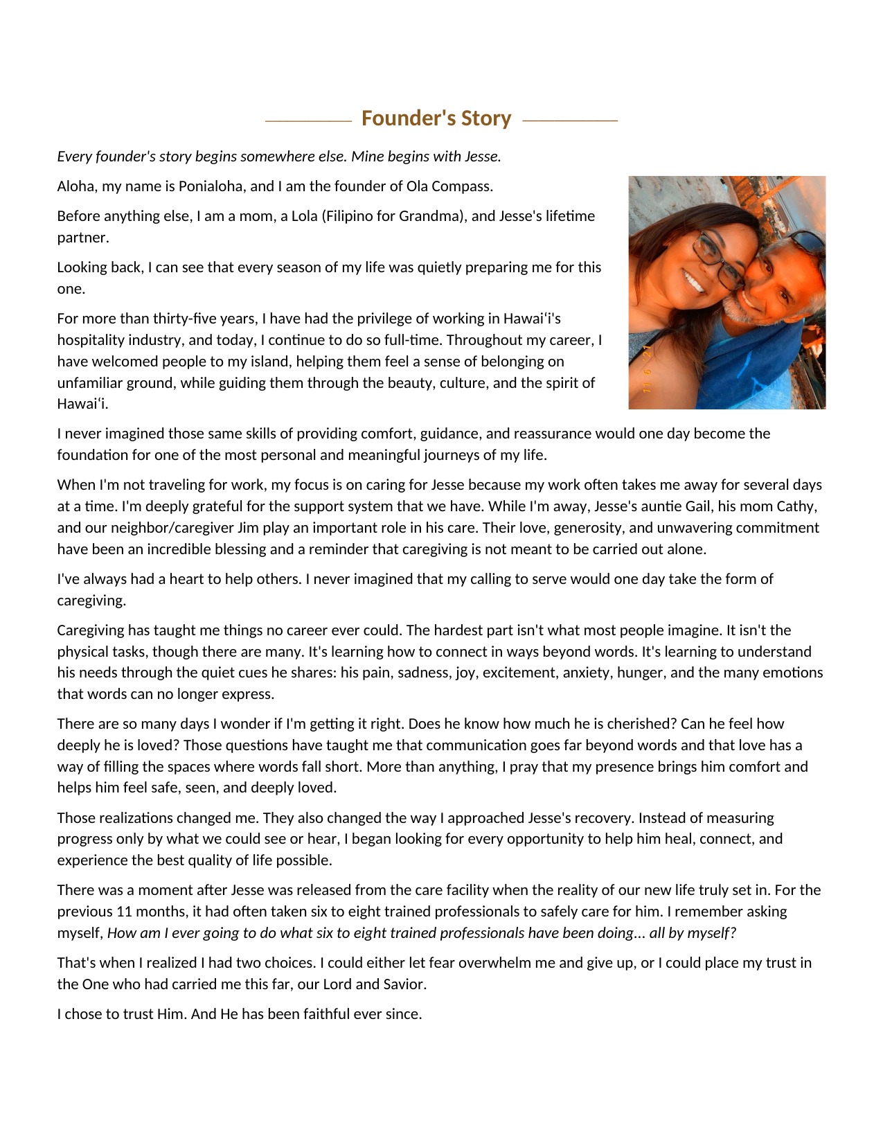 Ola Compass Outreach Portfolio page 5
