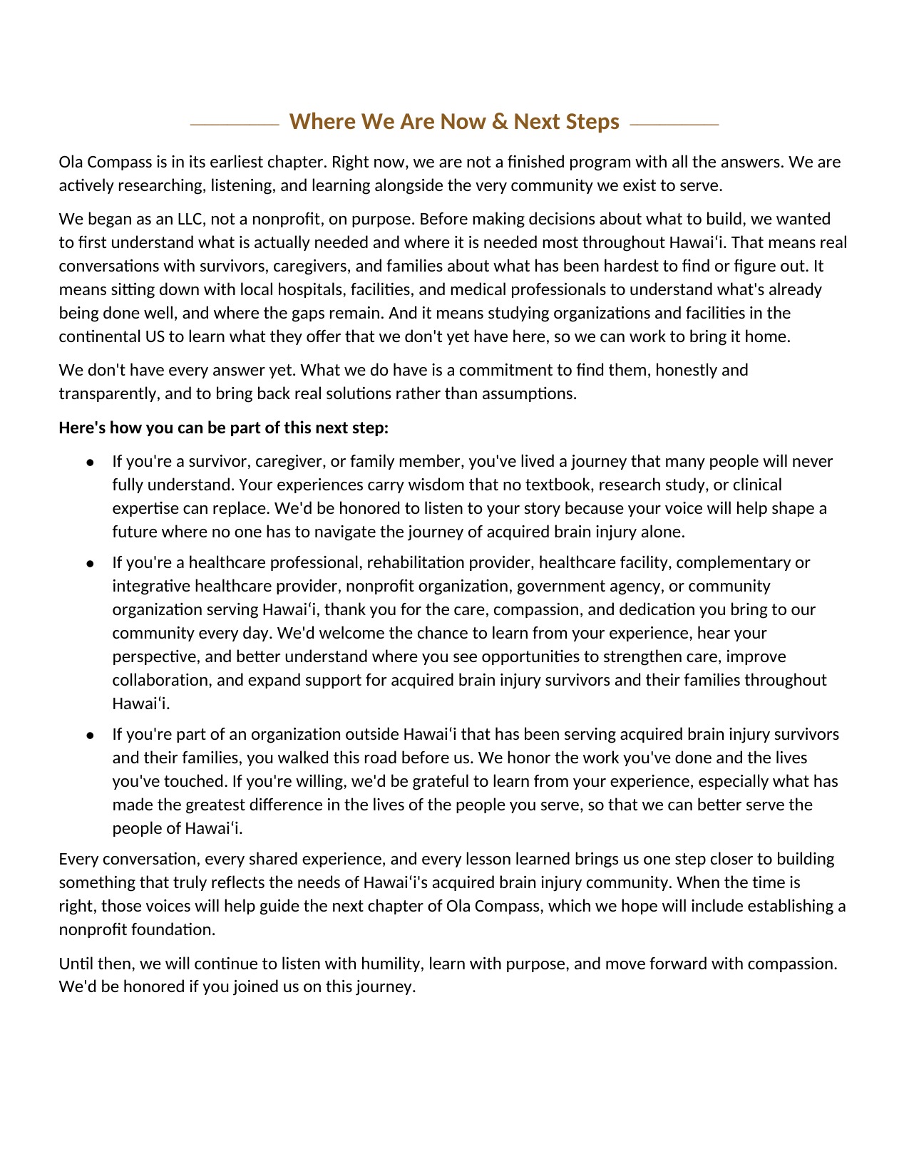 Ola Compass Outreach Portfolio page 13